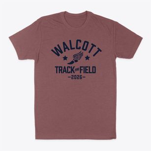Walcott Elementary School Track and Field Classic Dad T-Shirt