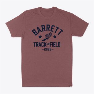 Barrett Elementary School Track and Field Classic Dad T-Shirt