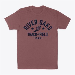 River Oaks Elementary School Track and Field Classic Dad T-Shirt