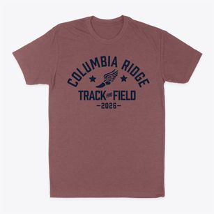 Columbia Ridge Elementary School Track and Field Classic Dad T-Shirt