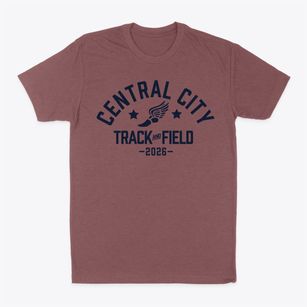 Central City Elementary School Track and Field Classic Dad T-Shirt