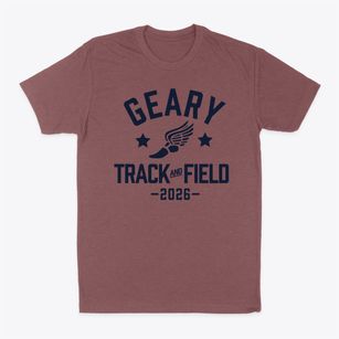 Geary Elementary School Track and Field Classic Dad T-Shirt