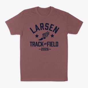 Lillian Larsen Elementary School Track and Field Classic Dad T-Shirt