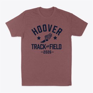 Hoover Middle School Track and Field Classic Dad T-Shirt