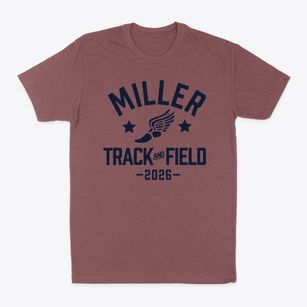 Miller Elementary School Track and Field Classic Dad T-Shirt
