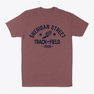 Sheridan Street Elementary School Track and Field Classic Dad T-Shirt