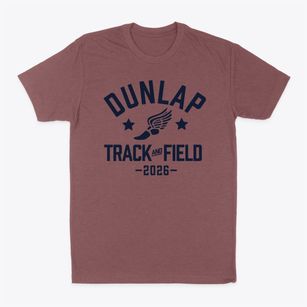 Dunlap Elementary School Track and Field Classic Dad T-Shirt