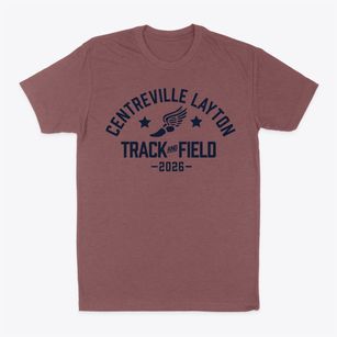 Centreville Layton School Track and Field Classic Dad T-Shirt