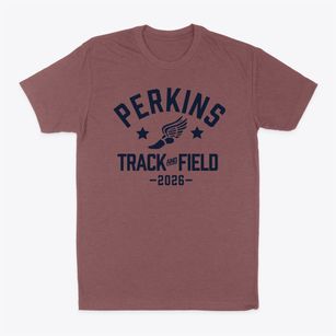 Perkins Elementary School Track and Field Classic Dad T-Shirt