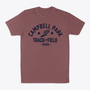 Campbell Park Elementary School Track and Field Classic Dad T-Shirt