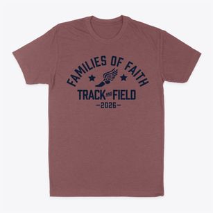Families Of Faith Christian Academy Track and Field Classic Dad T-Shirt