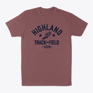 Highland Elementary School Track and Field Classic Dad T-Shirt
