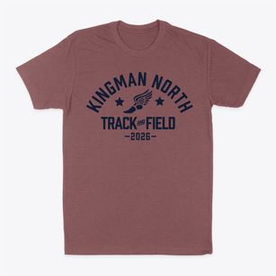 Kingman High School North Track and Field Classic Dad T-Shirt