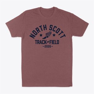 North Scott Junior High School Track and Field Classic Dad T-Shirt