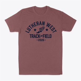 Lutheran School West Track and Field Classic Dad T-Shirt