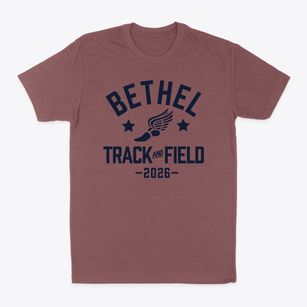 Bethel Baptist School Track and Field Classic Dad T-Shirt
