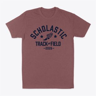 Scholastic Academy Track and Field Classic Dad T-Shirt
