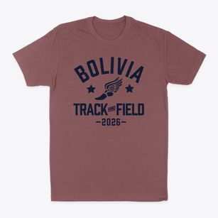 Bolivia Elementary School Track and Field Classic Dad T-Shirt