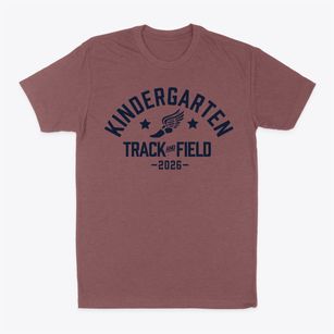 Kindergarten Center Track and Field Classic Dad T-Shirt