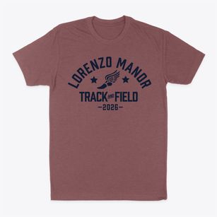 Lorenzo Manor Elementary School Track and Field Classic Dad T-Shirt