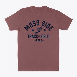 Moss Side Middle School Track and Field Classic Dad T-Shirt