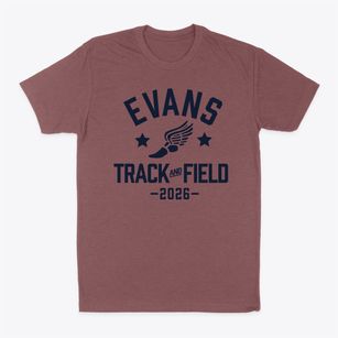 Evans Elementary School Track and Field Classic Dad T-Shirt