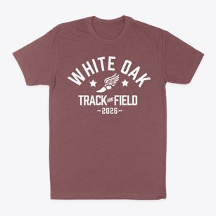 White Oak Primary School Track and Field Classic Dad T-Shirt
