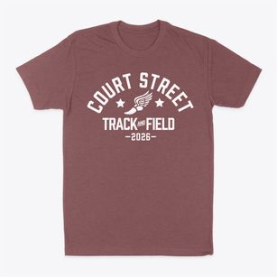Court Street Academy Track and Field Classic Dad T-Shirt