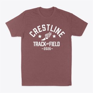 Crestline Elementary School Track and Field Classic Dad T-Shirt