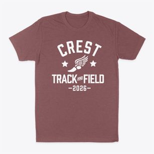 Crest Elementary School Track and Field Classic Dad T-Shirt