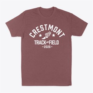 Crestmont Elementary School Track and Field Classic Dad T-Shirt