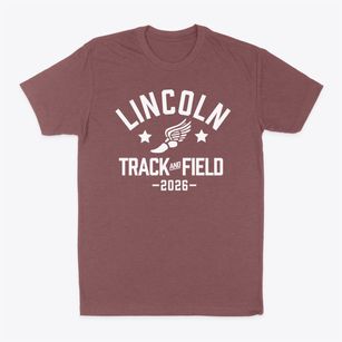 Lincoln High School Track and Field Classic Dad T-Shirt