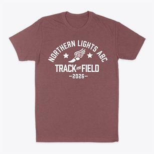 Northern Lights Abc School Track and Field Classic Dad T-Shirt