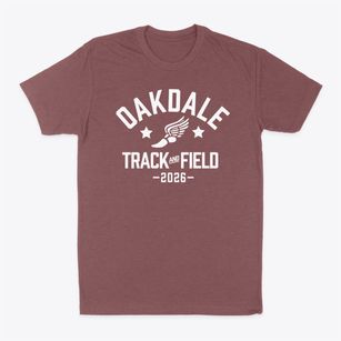 Oakdale School Track and Field Classic Dad T-Shirt