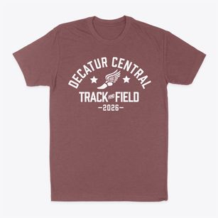 Decatur Central High School Track and Field Classic Dad T-Shirt
