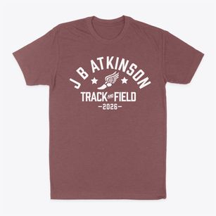J B Atkinson Elementary School Track and Field Classic Dad T-Shirt