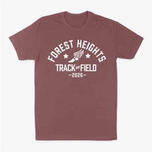 Forest Heights Elementary School Track and Field Classic Dad T-Shirt