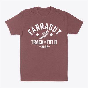 Farragut Elementary School Track and Field Classic Dad T-Shirt
