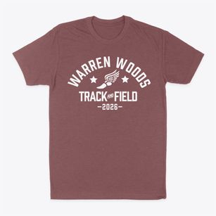Warren Woods Middle School Track and Field Classic Dad T-Shirt