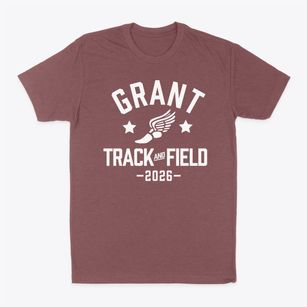 Grant Elementary School Track and Field Classic Dad T-Shirt