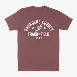Saunders County District 115 School Track and Field Classic Dad T-Shirt