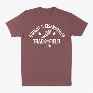 Dwight D Eisenhower Junior High School Track and Field Classic Dad T-Shirt