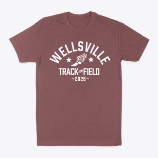 Wellsville Elementary School Track and Field Classic Dad T-Shirt