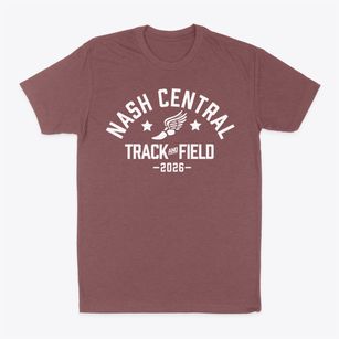 Nash Central High School Track and Field Classic Dad T-Shirt