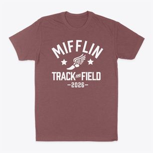 Mifflin Elementary School Track and Field Classic Dad T-Shirt