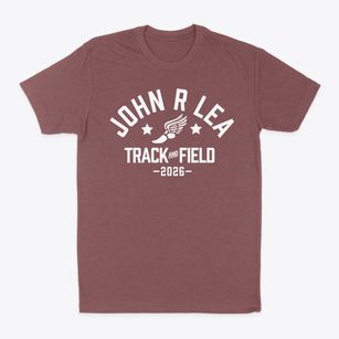 John R Lea Middle School Track and Field Classic Dad T-Shirt