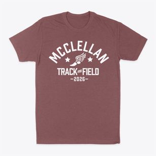 Mcclellan Elementary School Track and Field Classic Dad T-Shirt