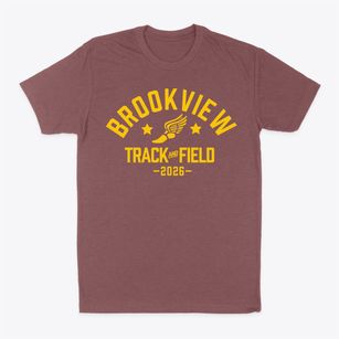Brookview Elementary School Track and Field Classic Dad T-Shirt
