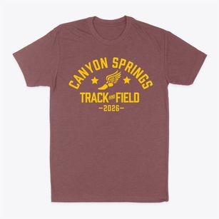 Canyon Springs Elementary School Track and Field Classic Dad T-Shirt