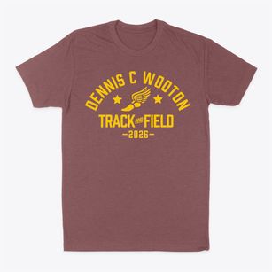 Dennis C Wooton Elementary School Track and Field Classic Dad T-Shirt